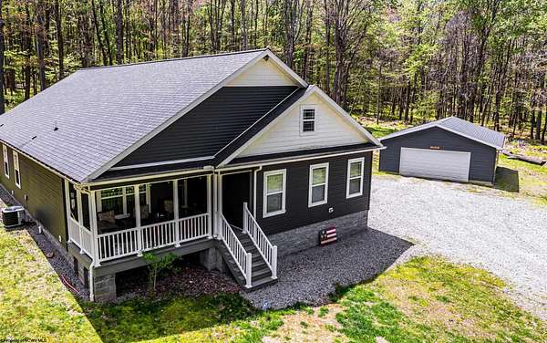 7.31 Acres of Land with Home for Sale in Bruceton Mills, West Virginia