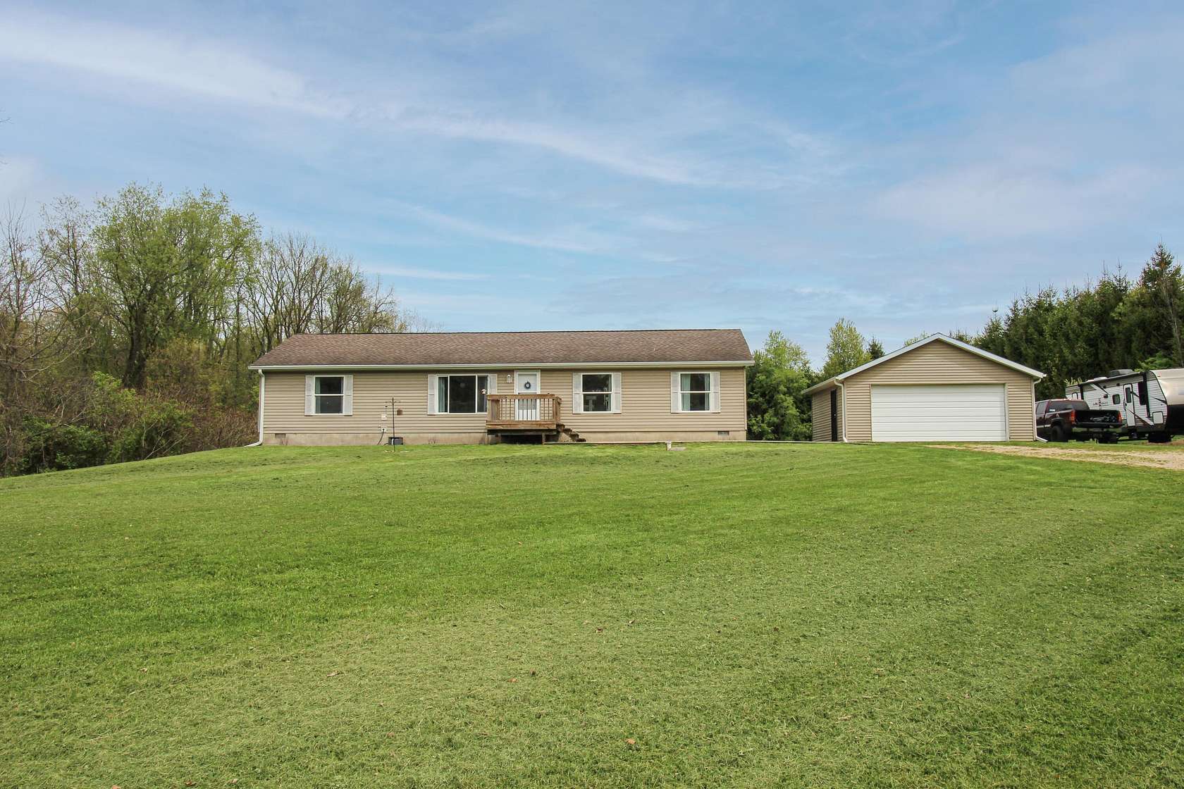 2 Acres of Land with Home for Sale in Marcellus, Michigan