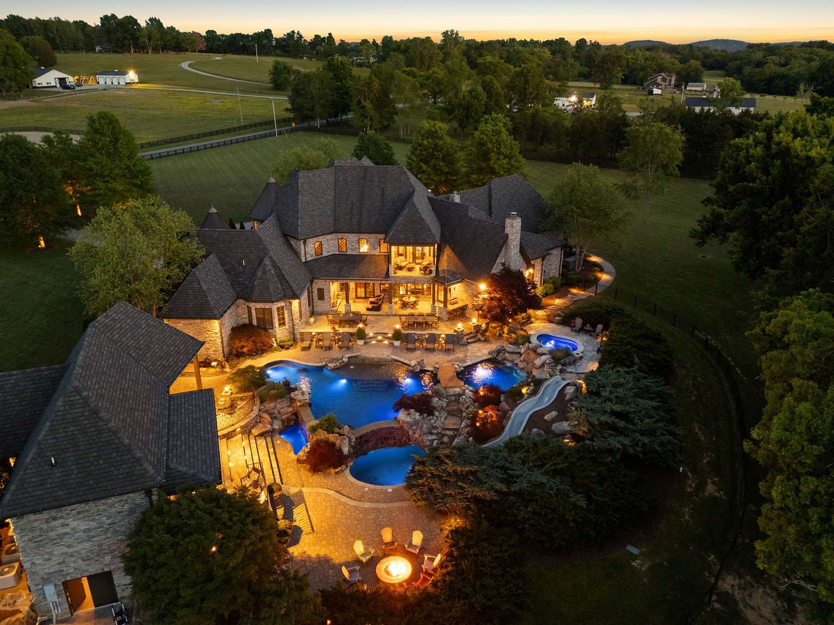 62.2 Acres of Recreational Land with Home for Sale in College Grove, Tennessee