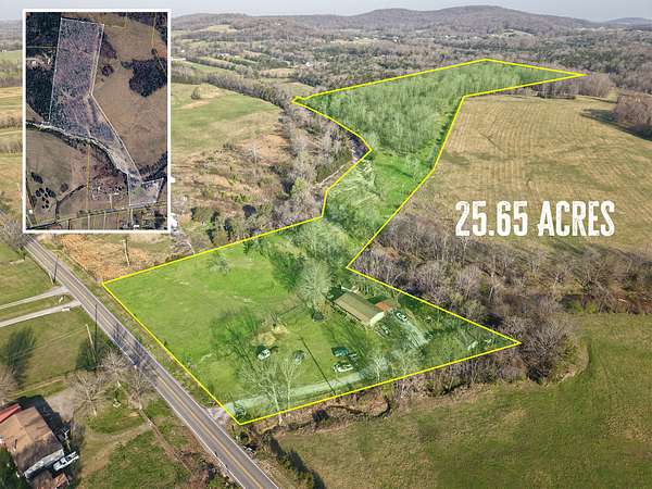 25.7 Acres of Land for Sale in Lebanon, Tennessee