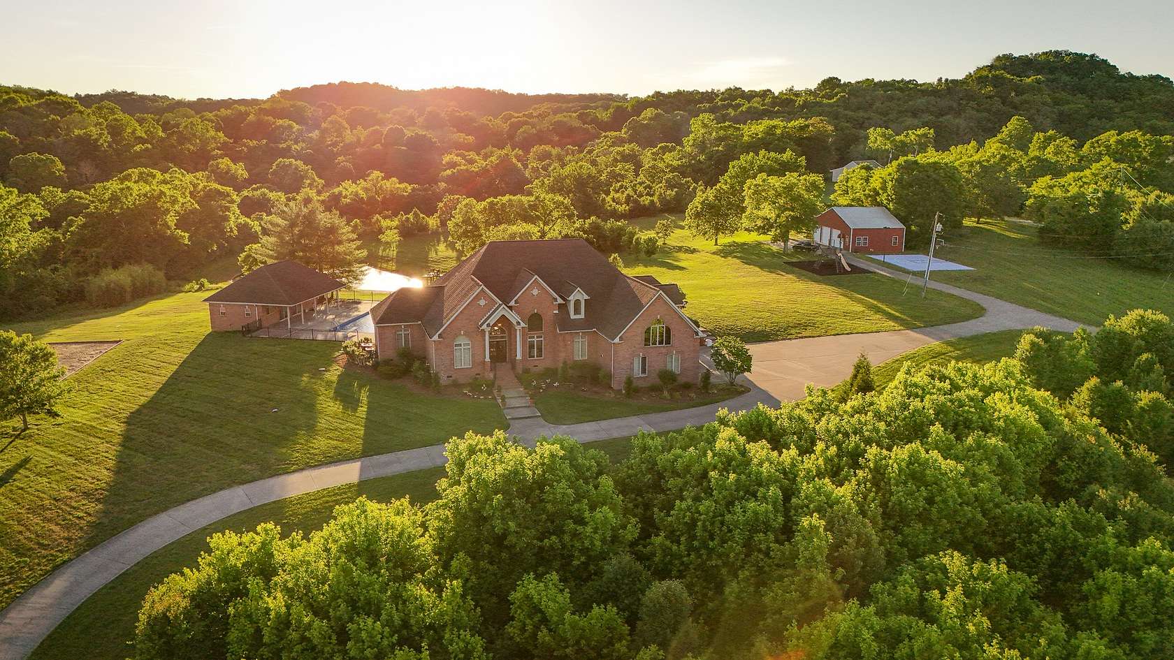 21.9 Acres of Agricultural Land with Home for Sale in Goodlettsville, Tennessee