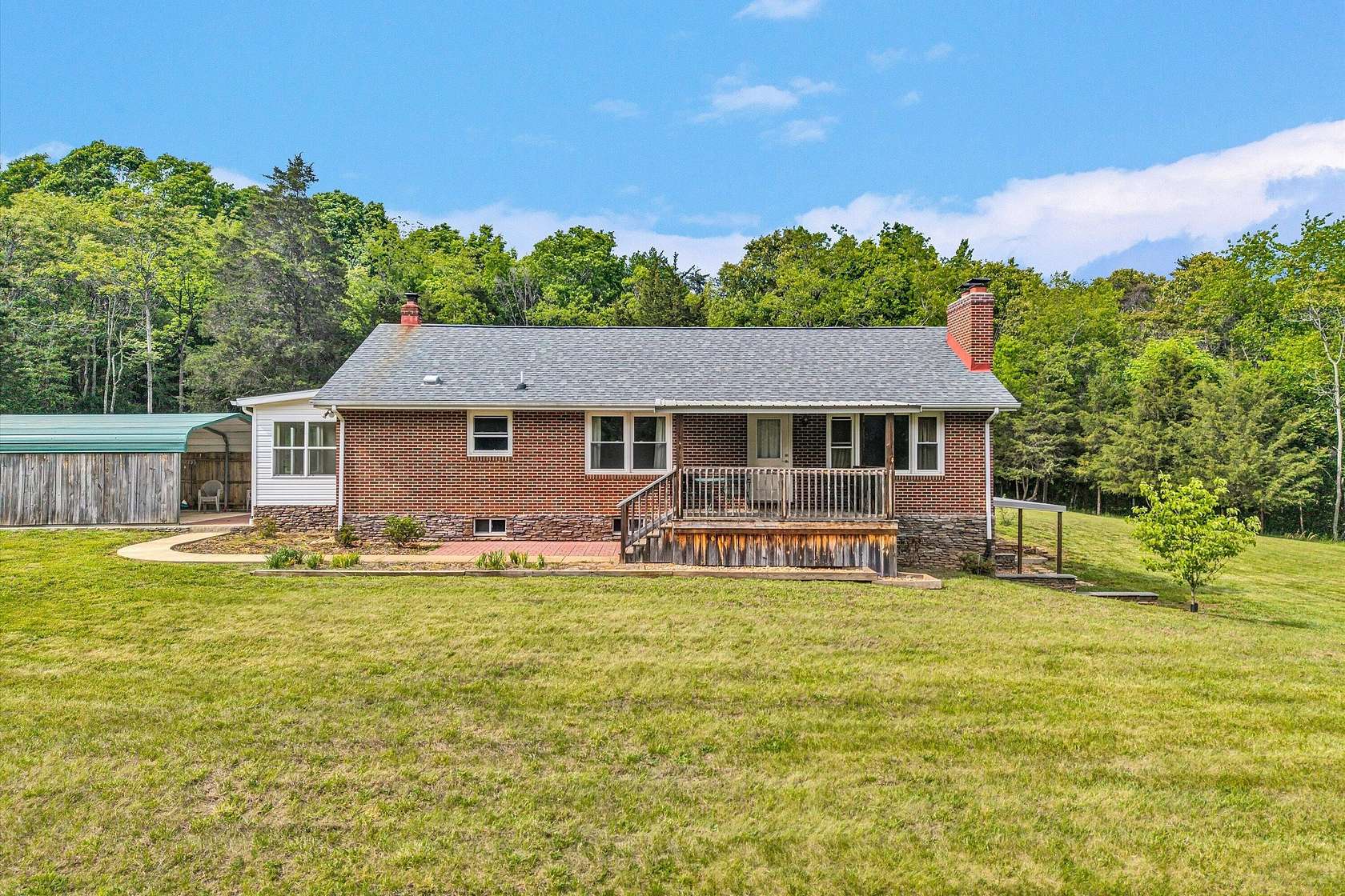 26.2 Acres of Land with Home for Sale in Goodview, Virginia