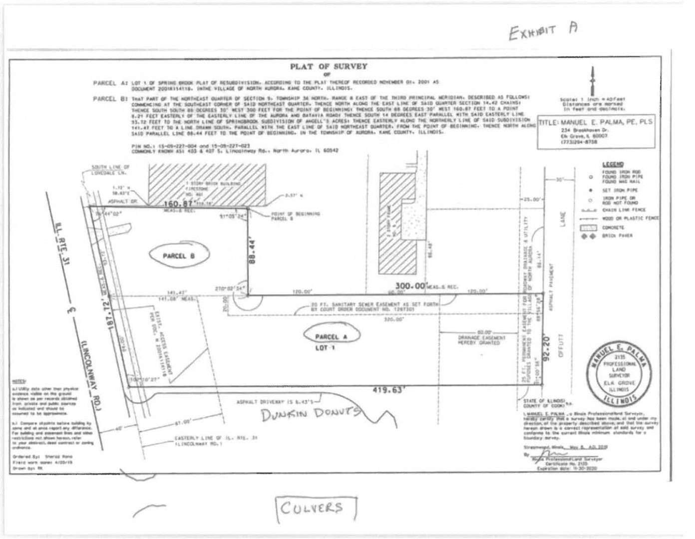 0.9 Acres of Commercial Land for Sale in North Aurora, Illinois