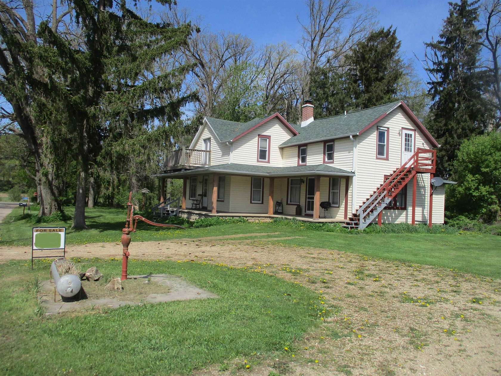 3.4 Acres of Land with Home for Sale in Loganville, Wisconsin