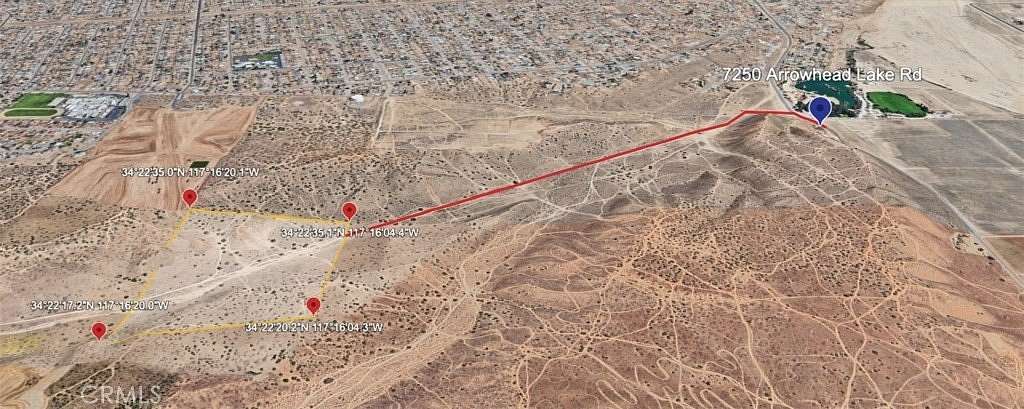 50.1 Acres of Land for Sale in Hesperia, California