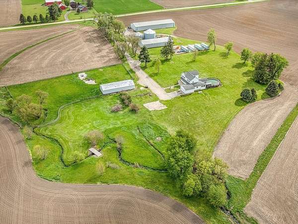 7 Acres of Land with Home for Sale in German Valley, Illinois