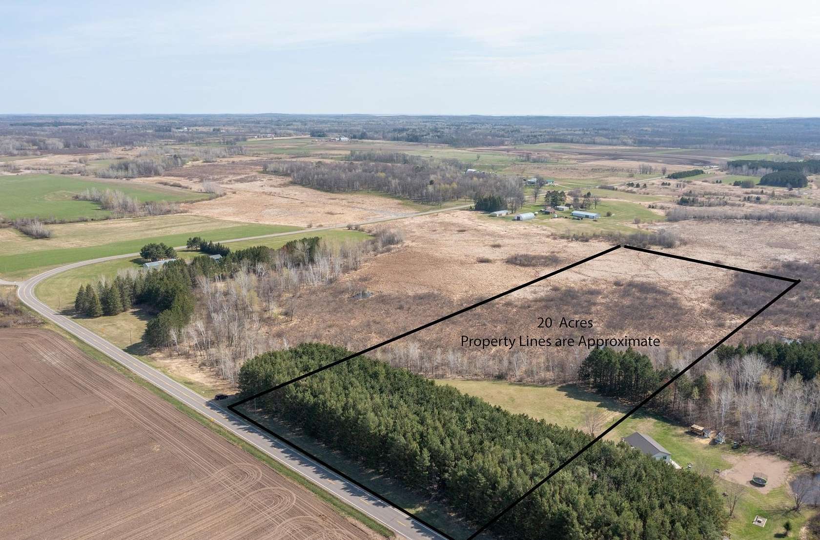 20 Acres of Recreational & Residential Land for Sale in Brainerd, Minnesota