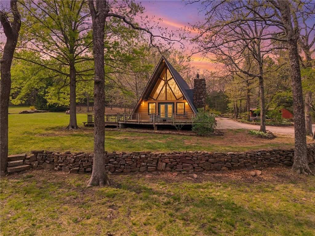 80 Acres of Recreational Land with Home for Sale in Canehill, Arkansas