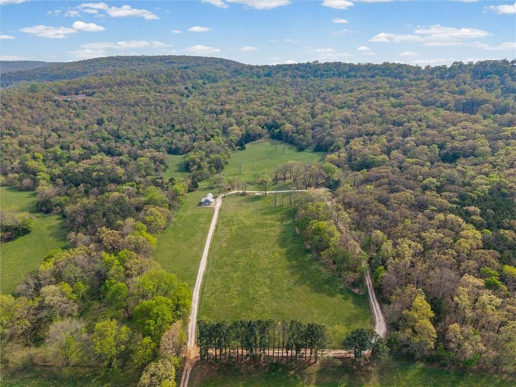 80 Acres of Recreational Land with Home for Sale in Canehill, Arkansas
