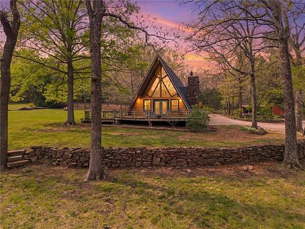 80 Acres of Recreational Land with Home for Sale in Canehill, Arkansas