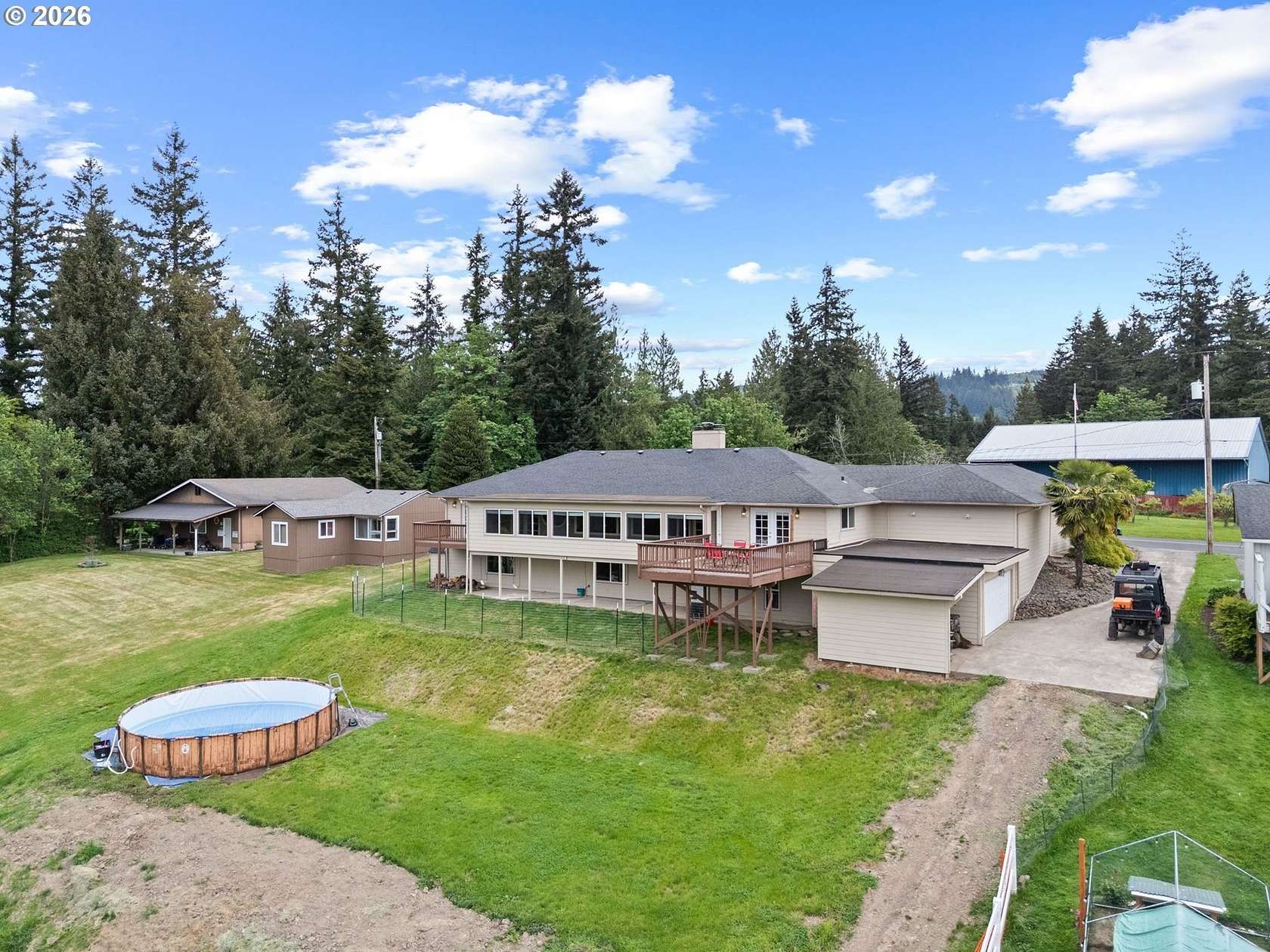 1.87 Acres of Land with Home for Sale in Kelso, Washington