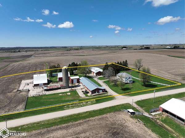 5.26 Acres of Land with Home for Sale in Coggon, Iowa