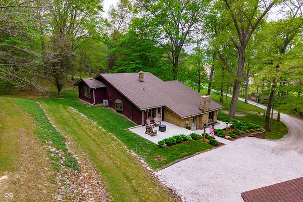 8.49 Acres of Land with Home for Sale in Morgantown, Indiana