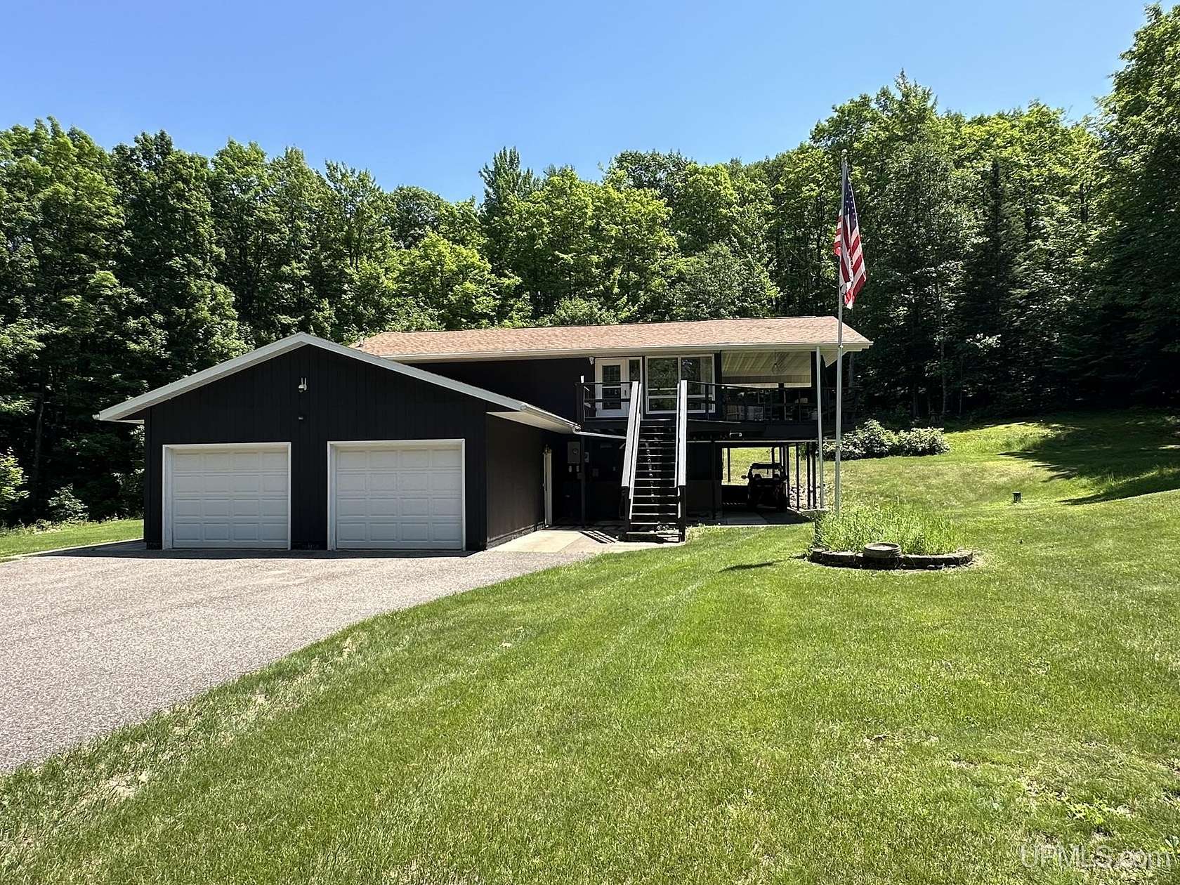 5 Acres of Improved Mixed-Use Land for Sale in Gwinn, Michigan