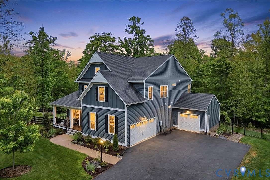 3.87 Acres of Land with Home for Sale in Powhatan, Virginia