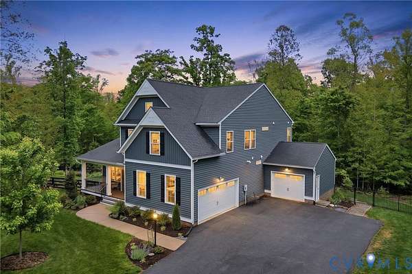 3.87 Acres of Land with Home for Sale in Powhatan, Virginia
