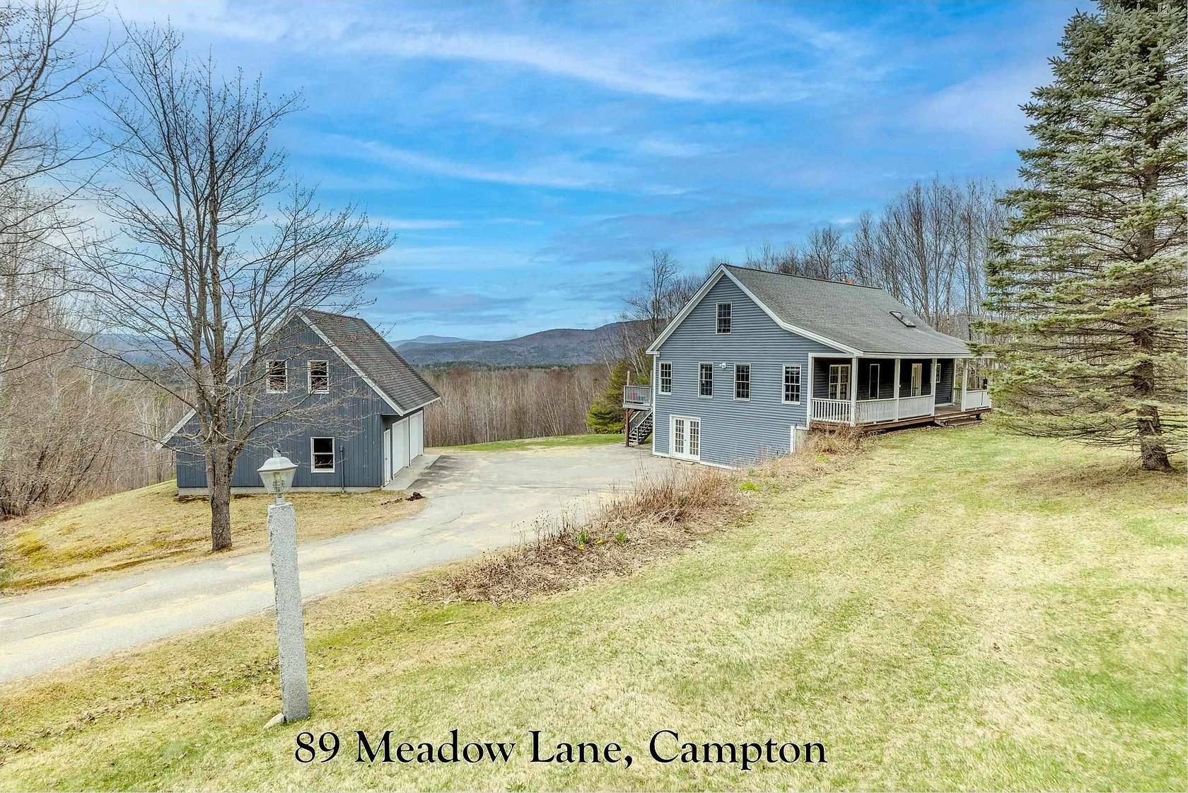 2.82 Acres of Land with Home for Sale in Campton Town, New Hampshire