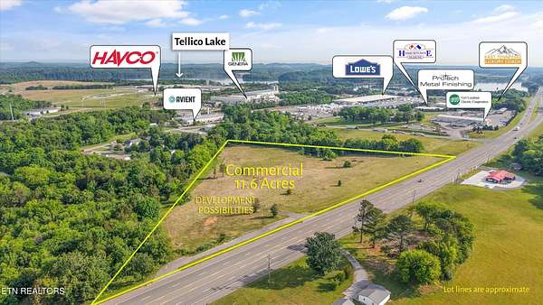 11.7 Acres of Land for Sale in Vonore, Tennessee