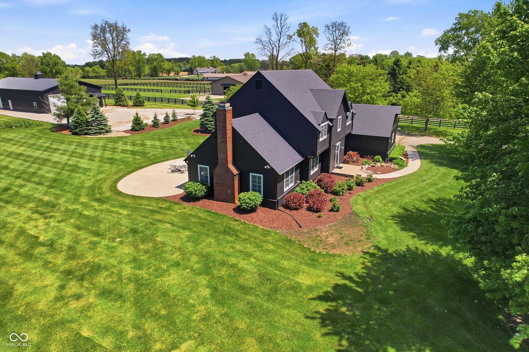 5 Acres of Land with Home for Sale in Zionsville, Indiana