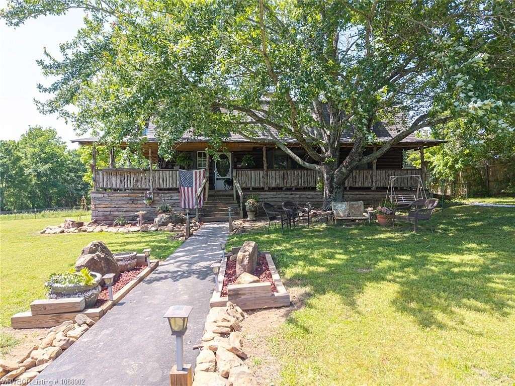21.5 Acres of Land with Home for Sale in Muldrow, Oklahoma