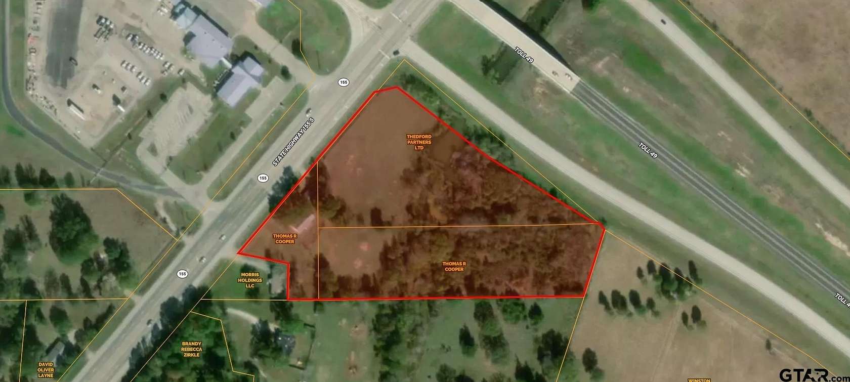 7.58 Acres of Commercial Land for Sale in Tyler, Texas