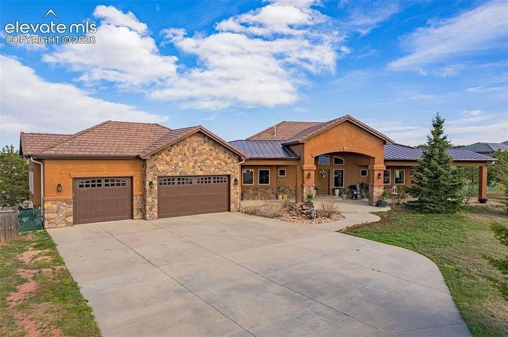 2.5 Acres of Land with Home for Sale in Colorado Springs, Colorado