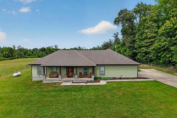 9.75 Acres of Land with Home for Sale in Cookeville, Tennessee