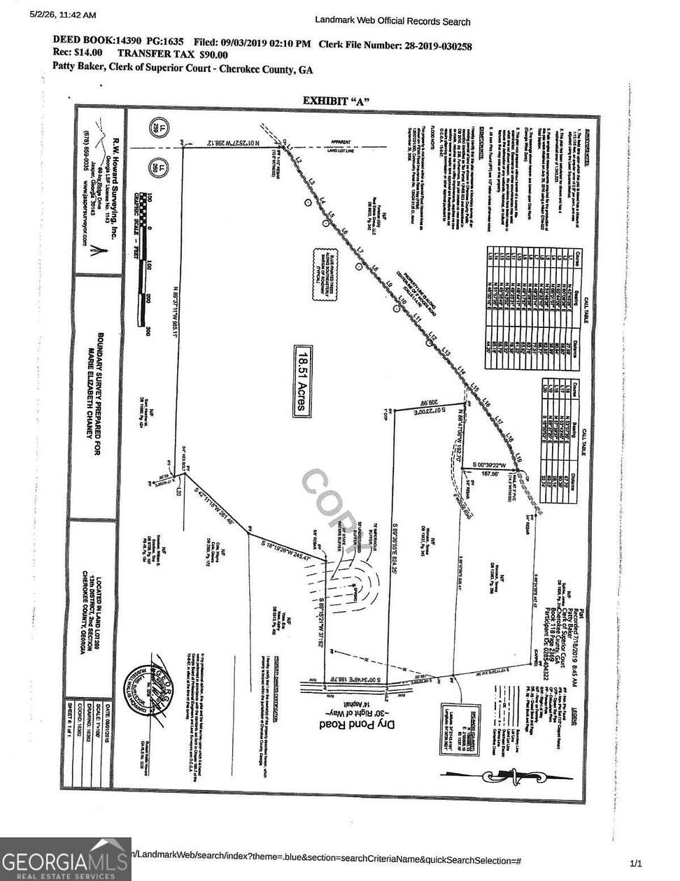 18.5 Acres of Land for Sale in Canton, Georgia
