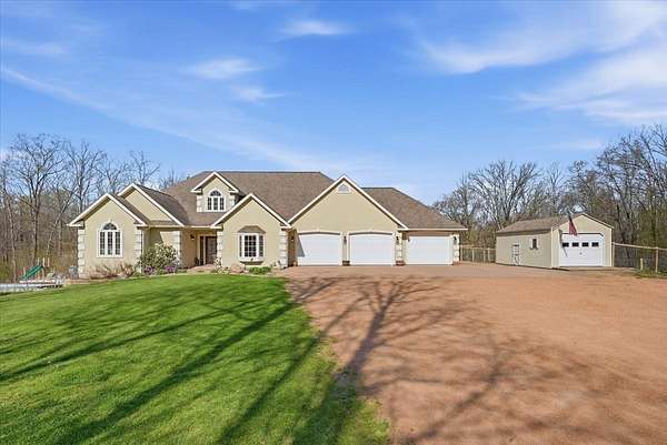 6.22 Acres of Land with Home for Sale in Stanley, Wisconsin