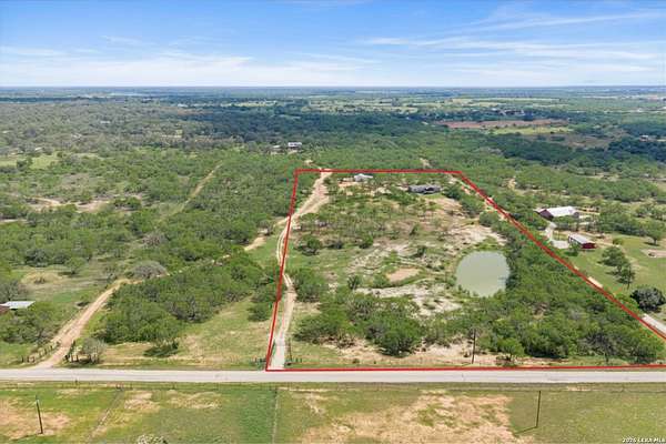 11 Acres of Land with Home for Sale in Seguin, Texas