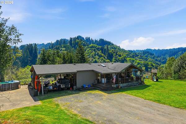 50 Acres of Recreational Land with Home for Sale in Coos Bay, Oregon