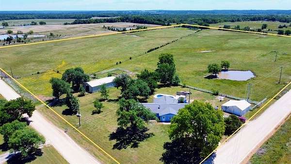 30 Acres of Land with Home for Sale in Okemah, Oklahoma