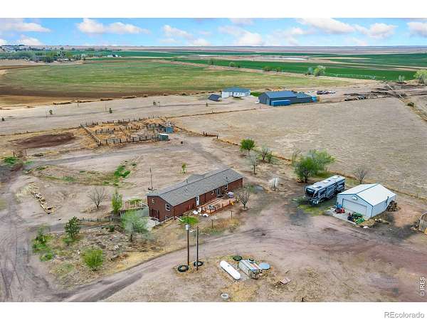51.3 Acres of Agricultural Land with Home for Sale in Eaton, Colorado