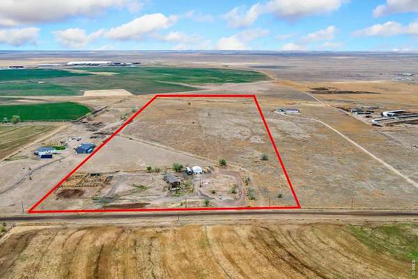 51.3 Acres of Agricultural Land with Home for Sale in Eaton, Colorado