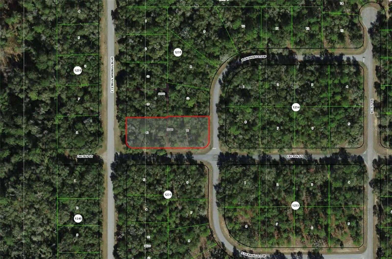 0.77 Acres of Residential Land for Sale in Citrus Springs, Florida
