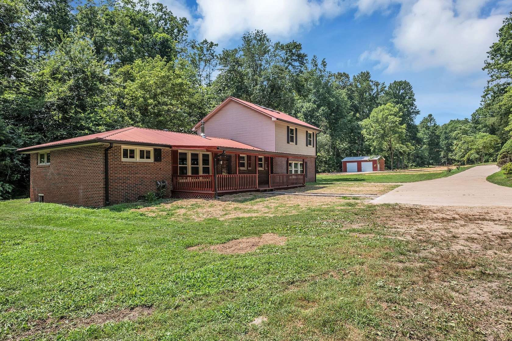 8.87 Acres of Land with Home for Sale in Lyles, Tennessee