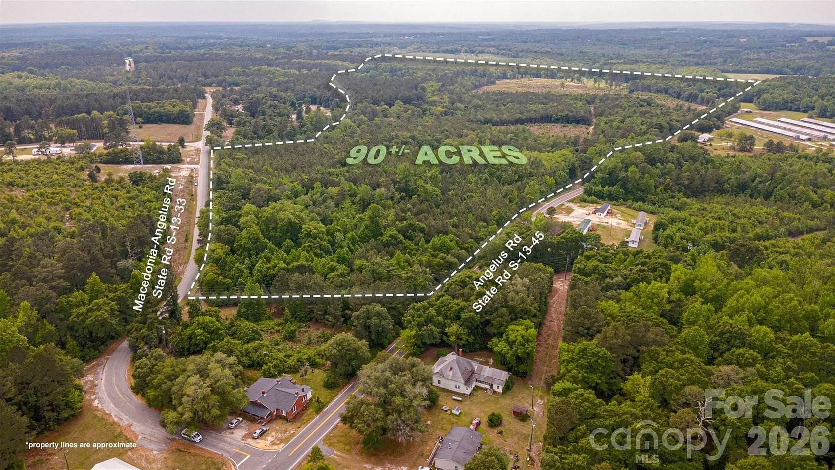90 Acres of Recreational Land for Sale in Jefferson, South Carolina
