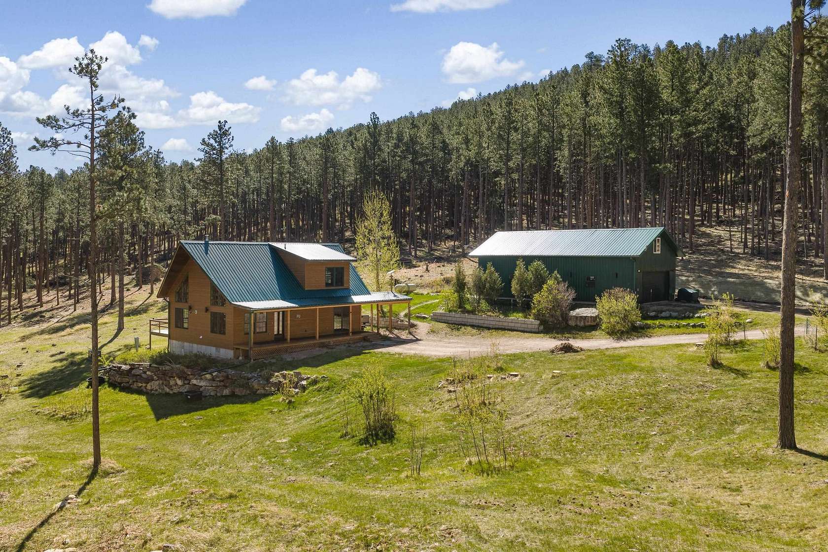 8.55 Acres of Land with Home for Sale in Rapid City, South Dakota