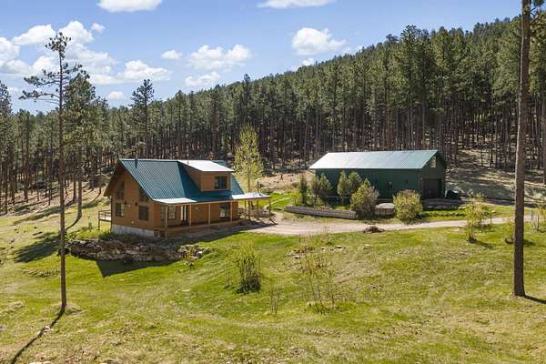 8.55 Acres of Land with Home for Sale in Rapid City, South Dakota