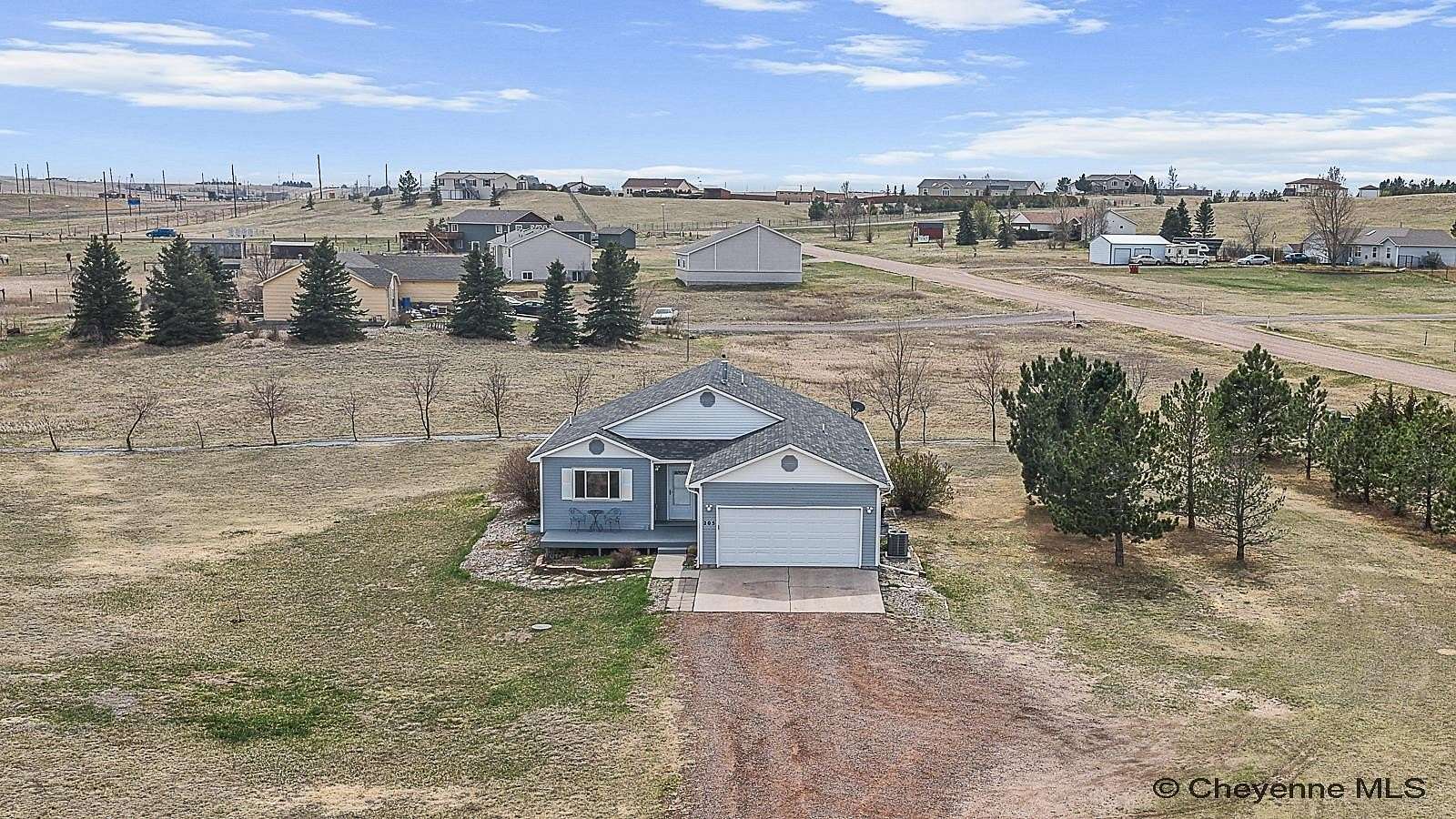 2.59 Acres of Land with Home for Sale in Cheyenne, Wyoming