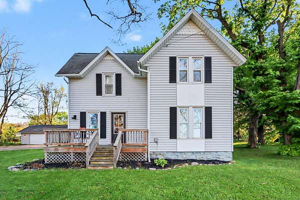 1.5 Acres of Land with Home for Sale in Plainwell, Michigan