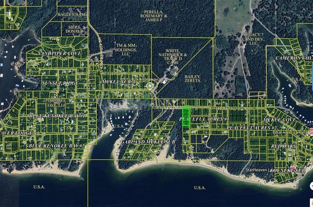 1.3 Acres of Residential Land for Sale in Eufaula, Oklahoma