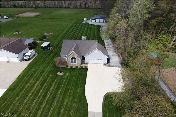 5.39 Acres of Land with Home for Sale in Ravenna, Ohio