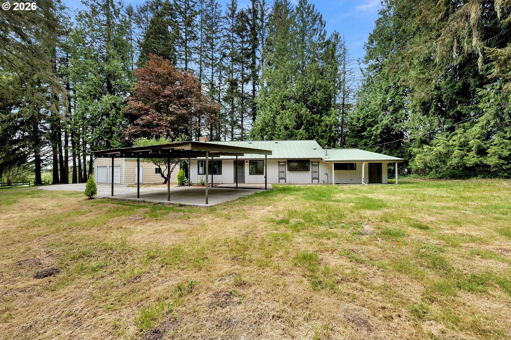 2.14 Acres of Land with Home for Sale in La Center, Washington
