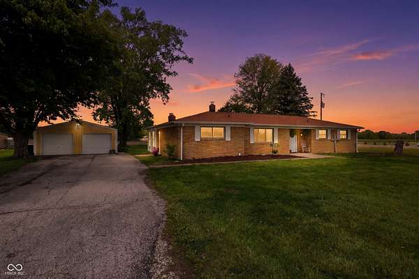 5 Acres of Land with Home for Sale in Danville, Indiana