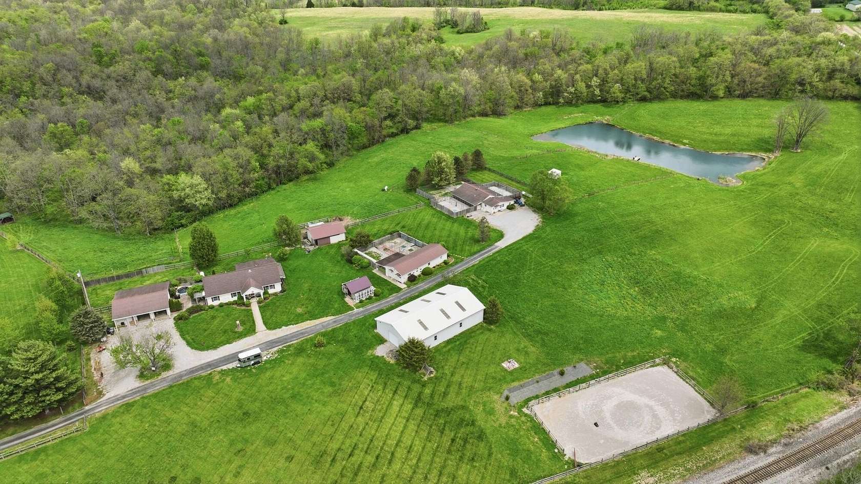 15.3 Acres of Land with Home for Sale in Verona, Kentucky