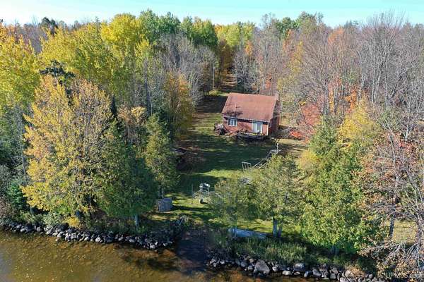 2.14 Acres of Land with Home for Sale in Bergland, Michigan