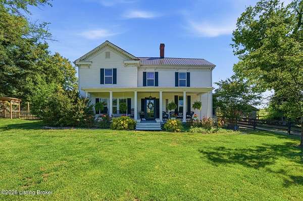 7.45 Acres of Land with Home for Sale in Taylorsville, Kentucky