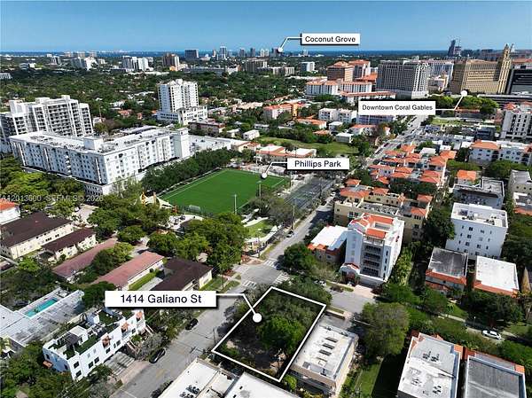 0.16 Acres of Residential Land for Sale in Coral Gables, Florida