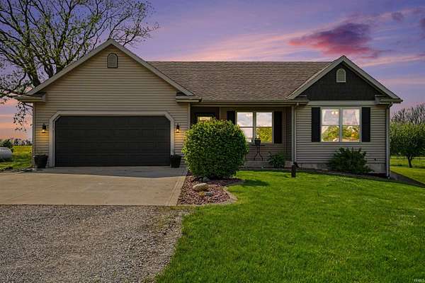 9.24 Acres of Land with Home for Auction in New Paris, Indiana